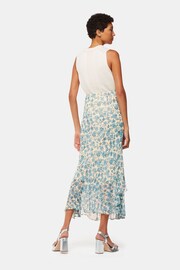 Whistles Blue Shaded Floral Midi Skirt - Image 2 of 5