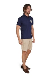 Raging Bull Blue No. 3 Jersey Polo Shirt - Image 4 of 8
