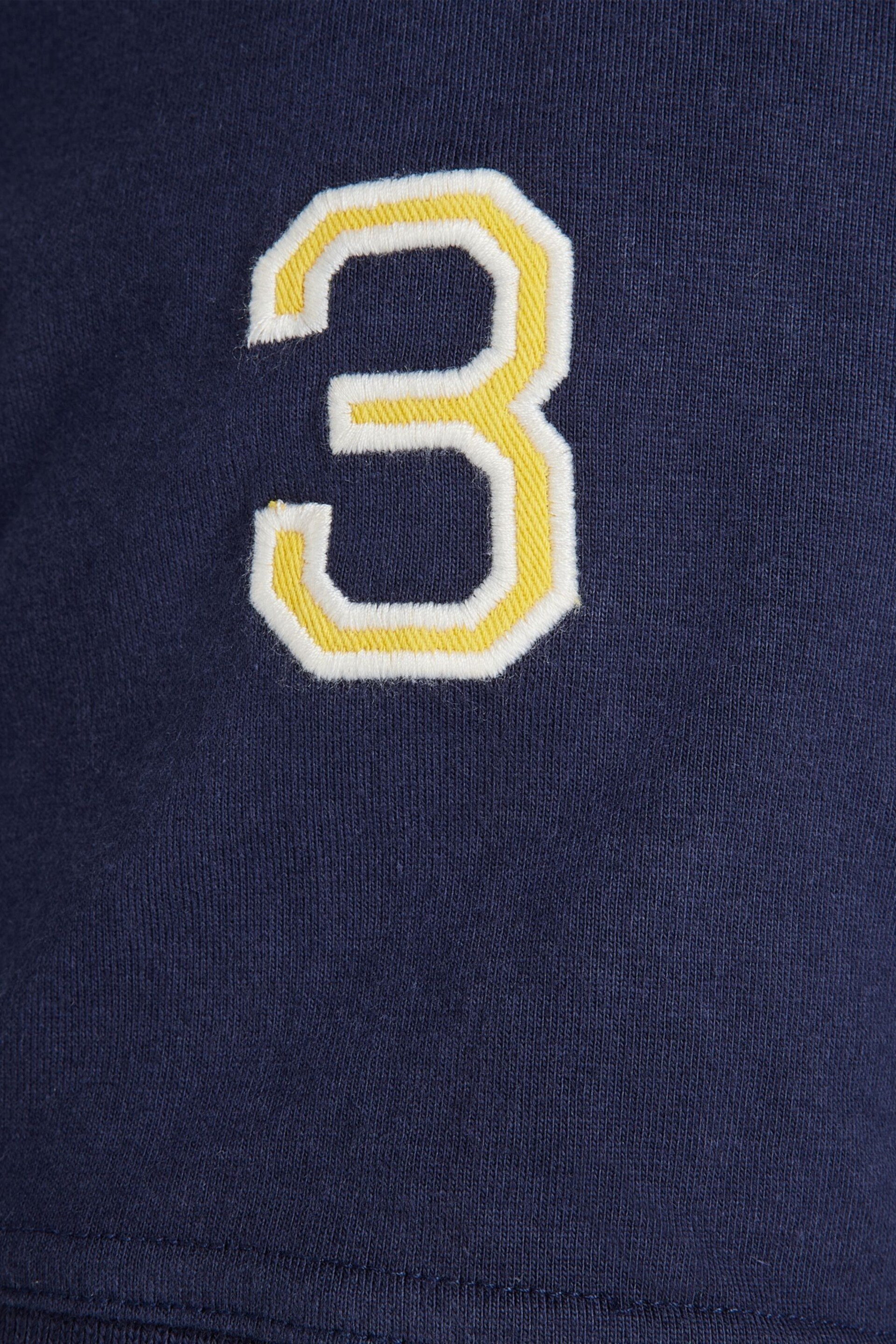 Raging Bull Blue No. 3 Jersey Polo Shirt - Image 7 of 8