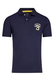 Raging Bull Blue No. 3 Jersey Polo Shirt - Image 8 of 8
