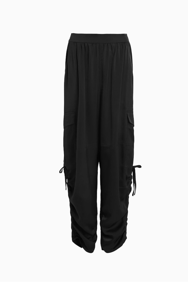 AllSaints Black Kaye Trousers - Image 7 of 7