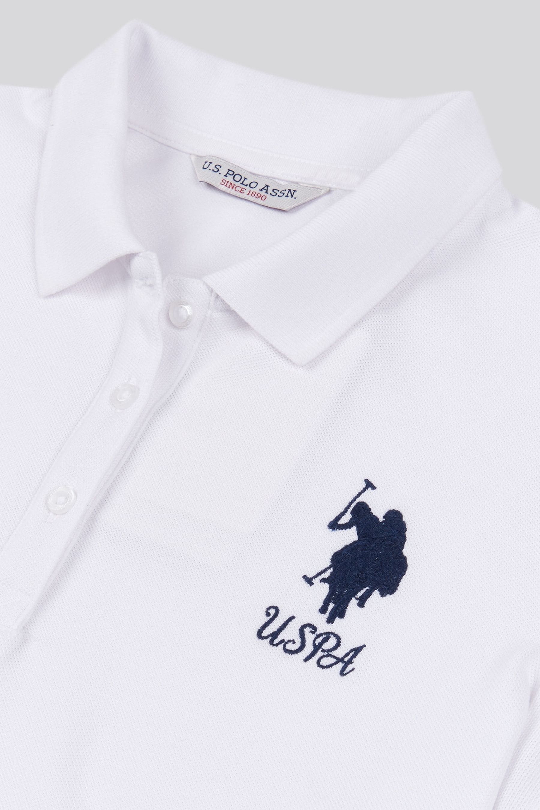 Buy U.S. Polo Assn. White Player 3 Womens Pique Polo Shirt from the Next UK online shop