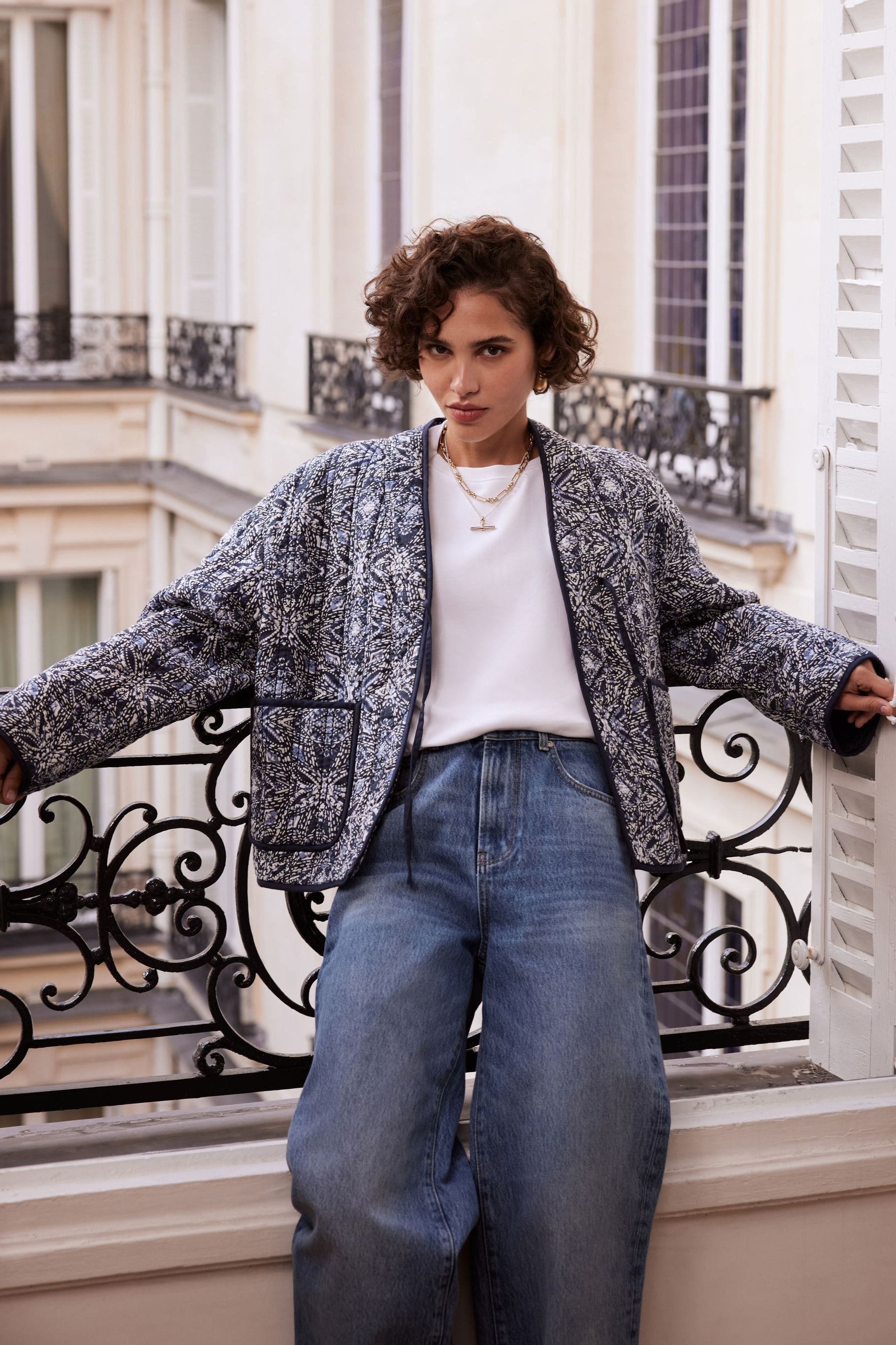 Denim jacket mint velvet store