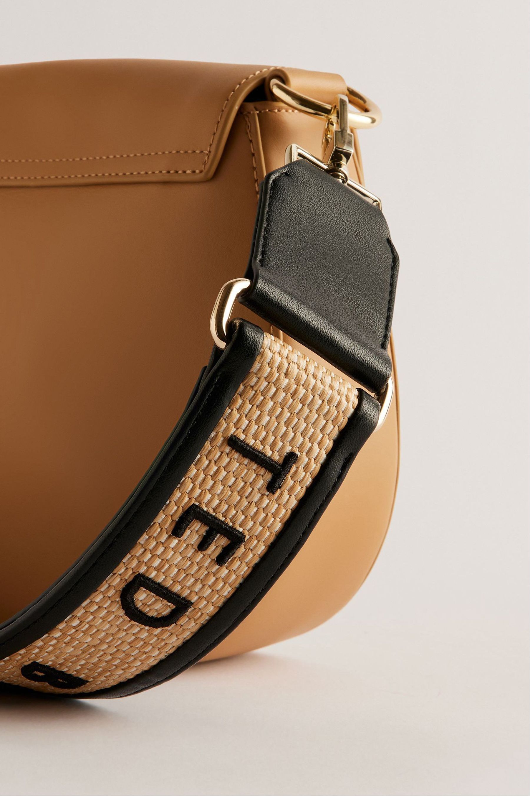 Buy Ted Baker Black Raffias Branded Faux Fur Raffia Embroidery Strap Bag from Next Germany