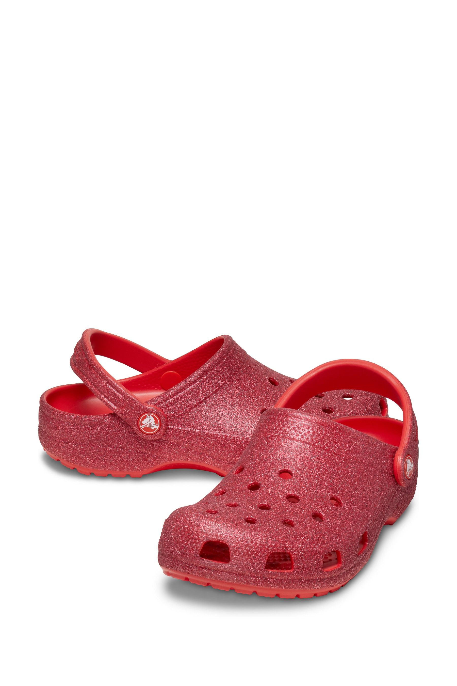 Buy Crocs Red Classic Glitter Clogs from the Next UK online shop