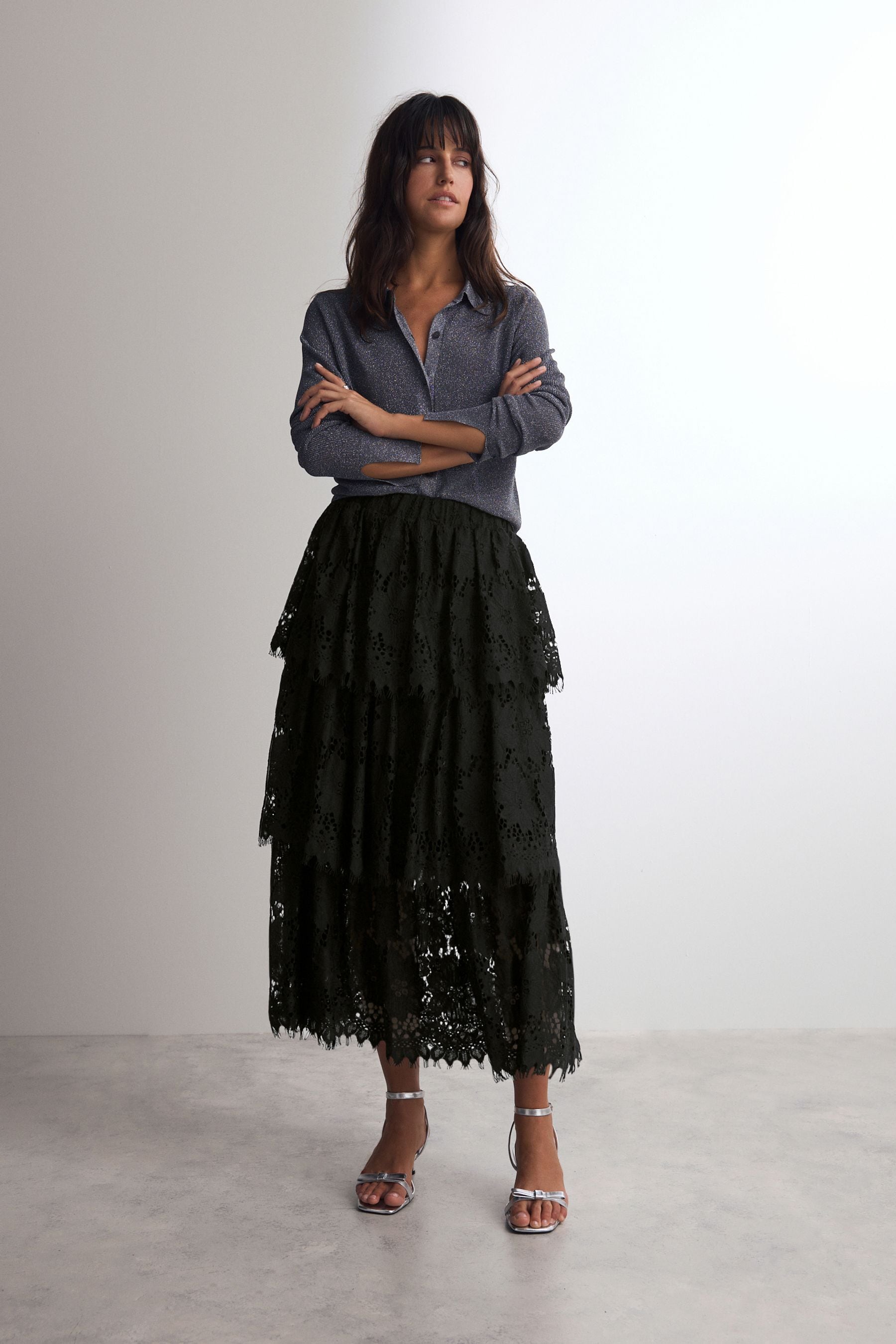 Next tiered skirt online