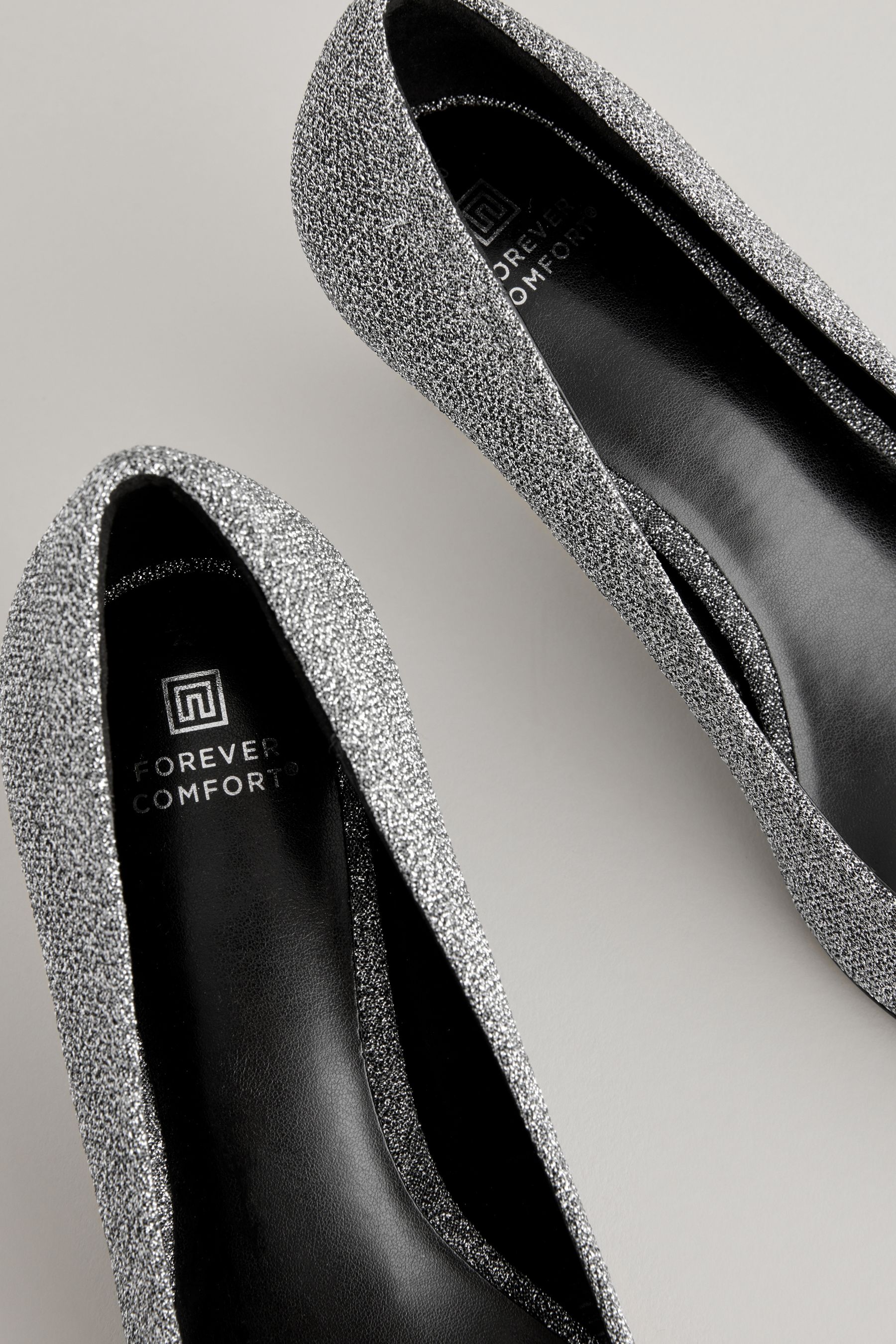 Silver grey kitten heels new arrivals