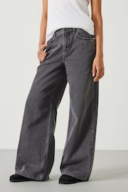 Hush Grey Abi Wide Leg Jeans - Image 2 of 7