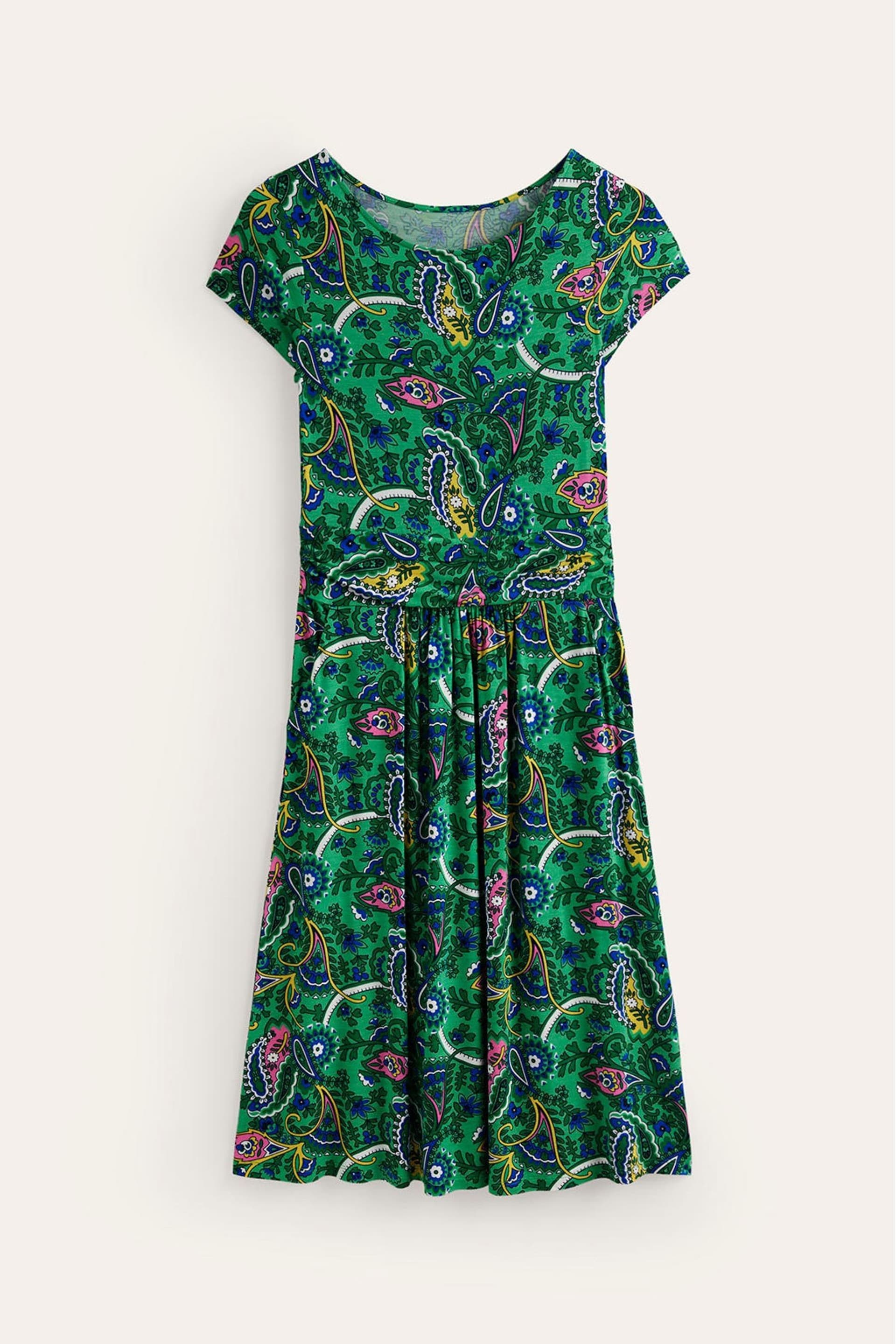 Boden Green Amelie Jersey Dress - Image 5 of 5