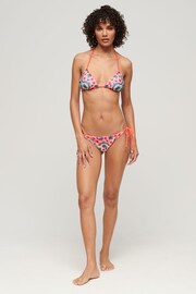 SUPERDRY Pink SUPERDRY String Triangle Bikini Top - Image 2 of 4