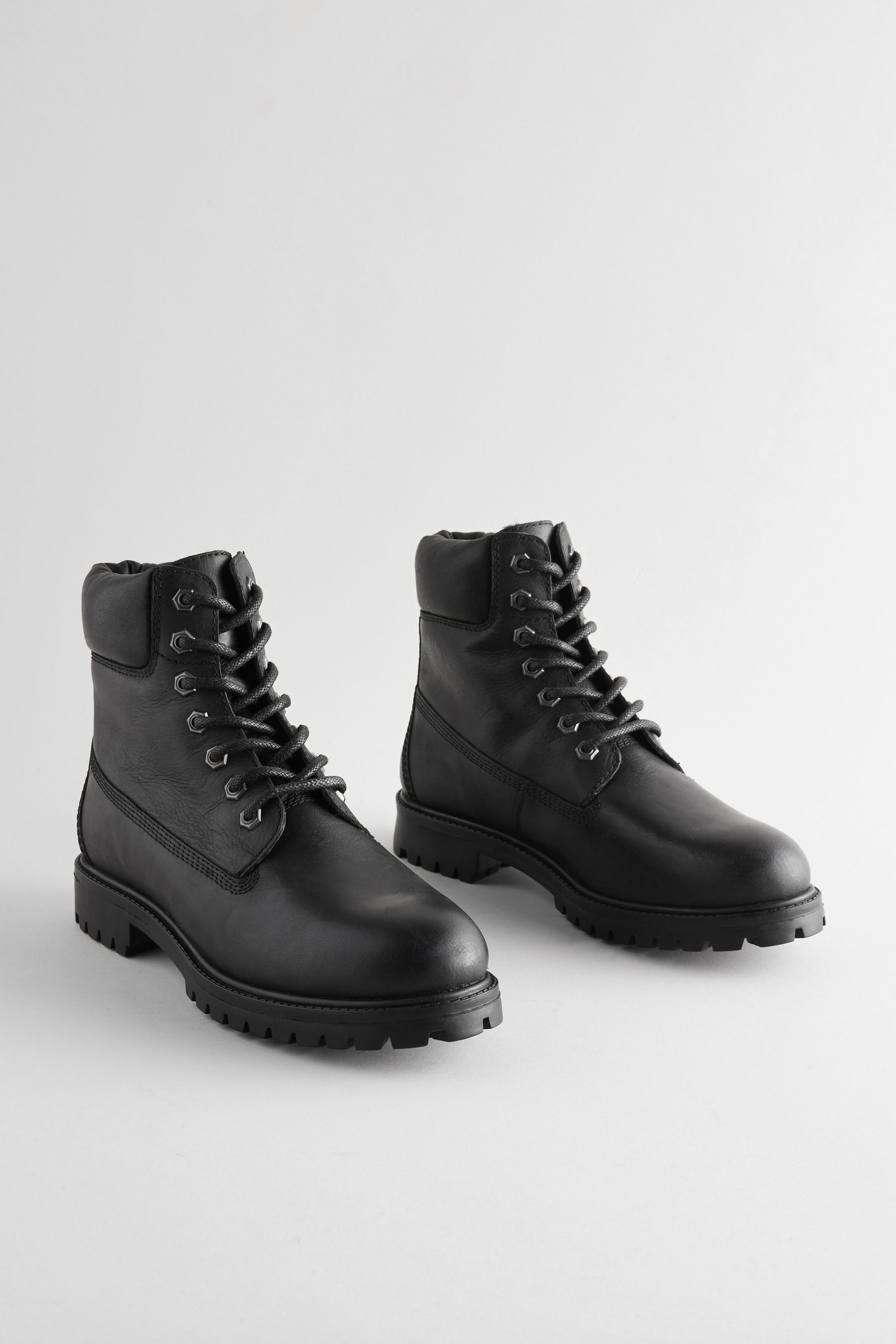 Next black lace up boots hotsell
