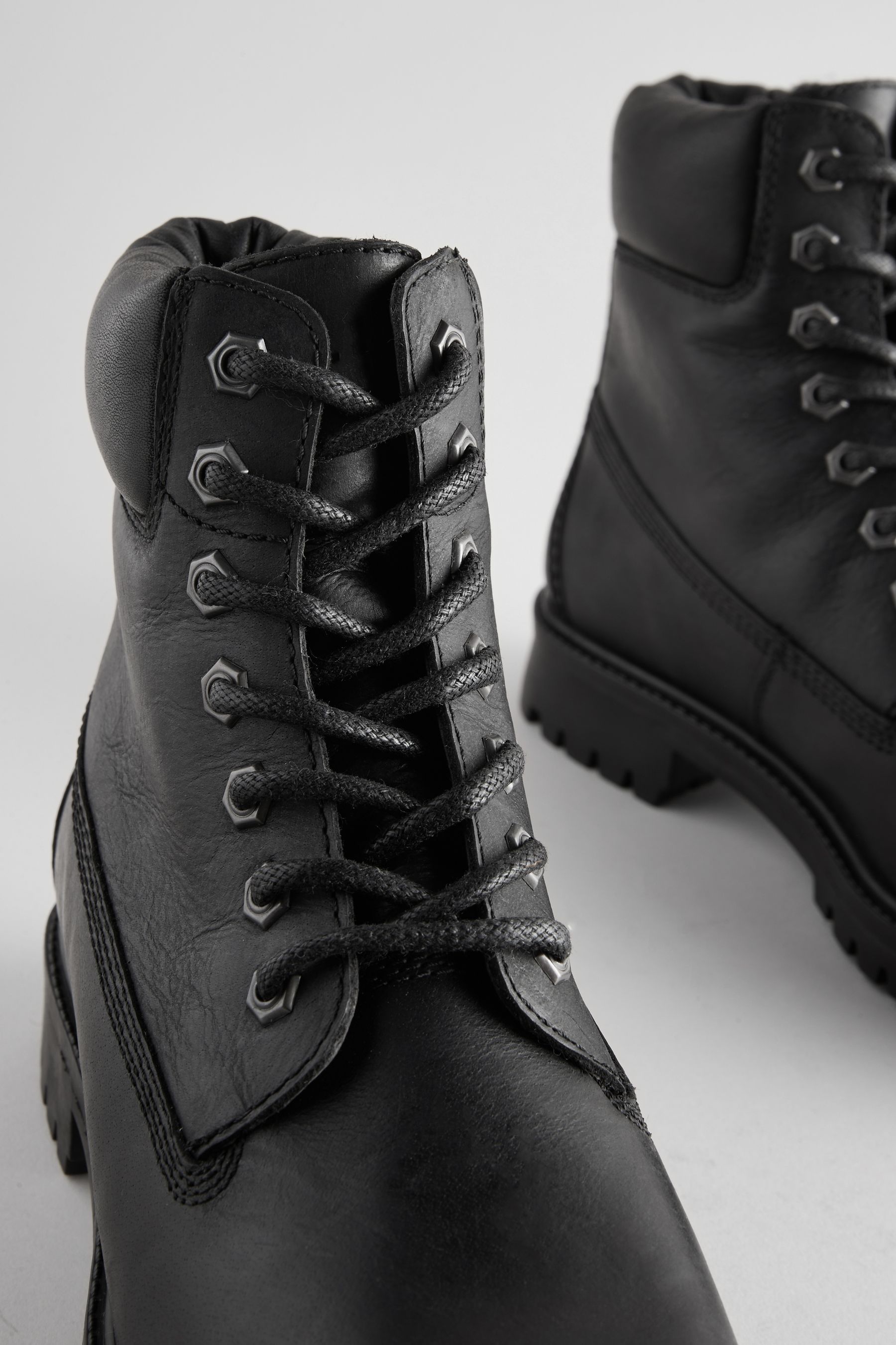 Next black lace up boots new arrivals