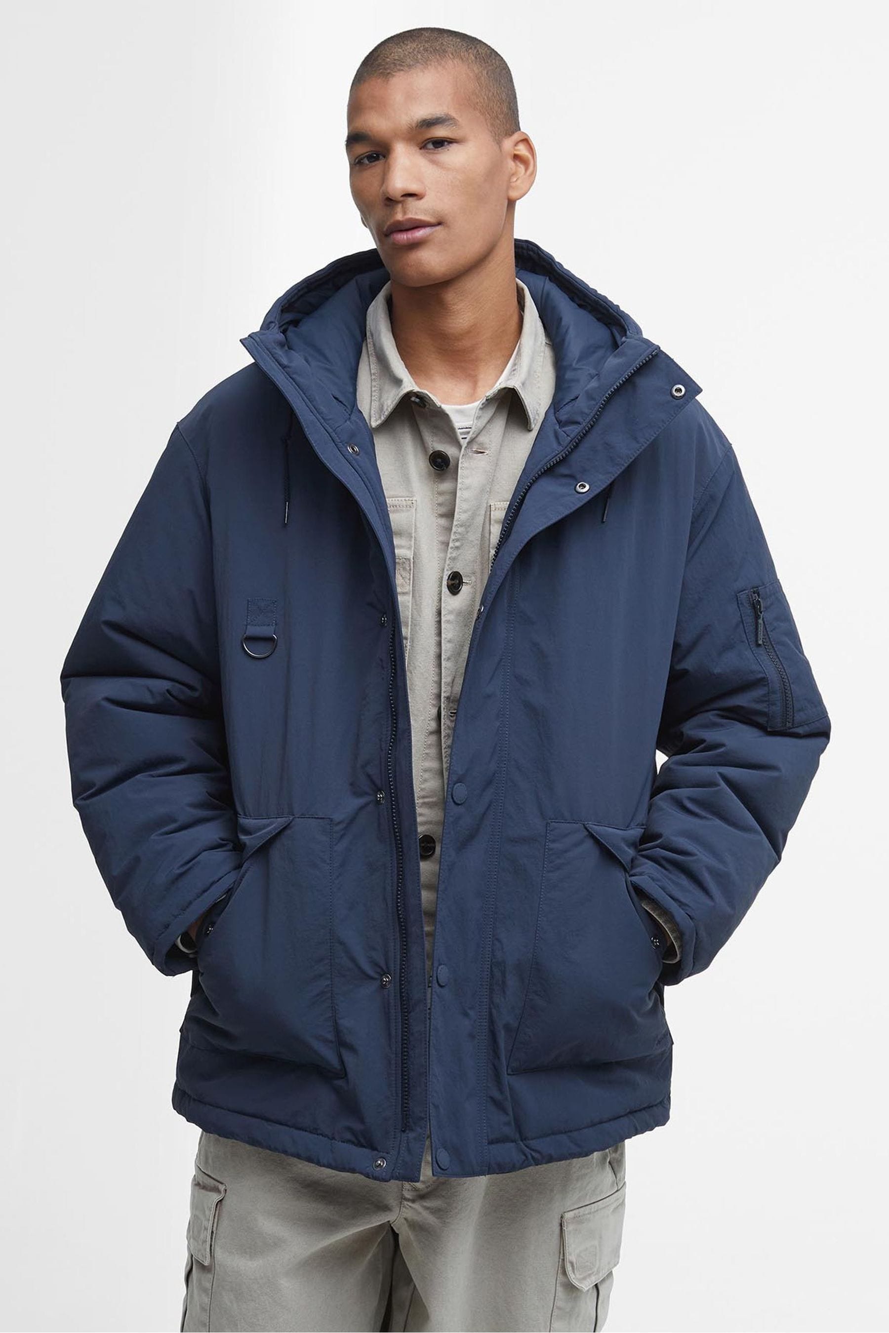 Navy showerproof jacket new arrivals