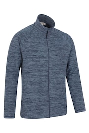 Mountain Warehouse Blue Snowdon Mens Full Zip Fleece - Image 3 of 5