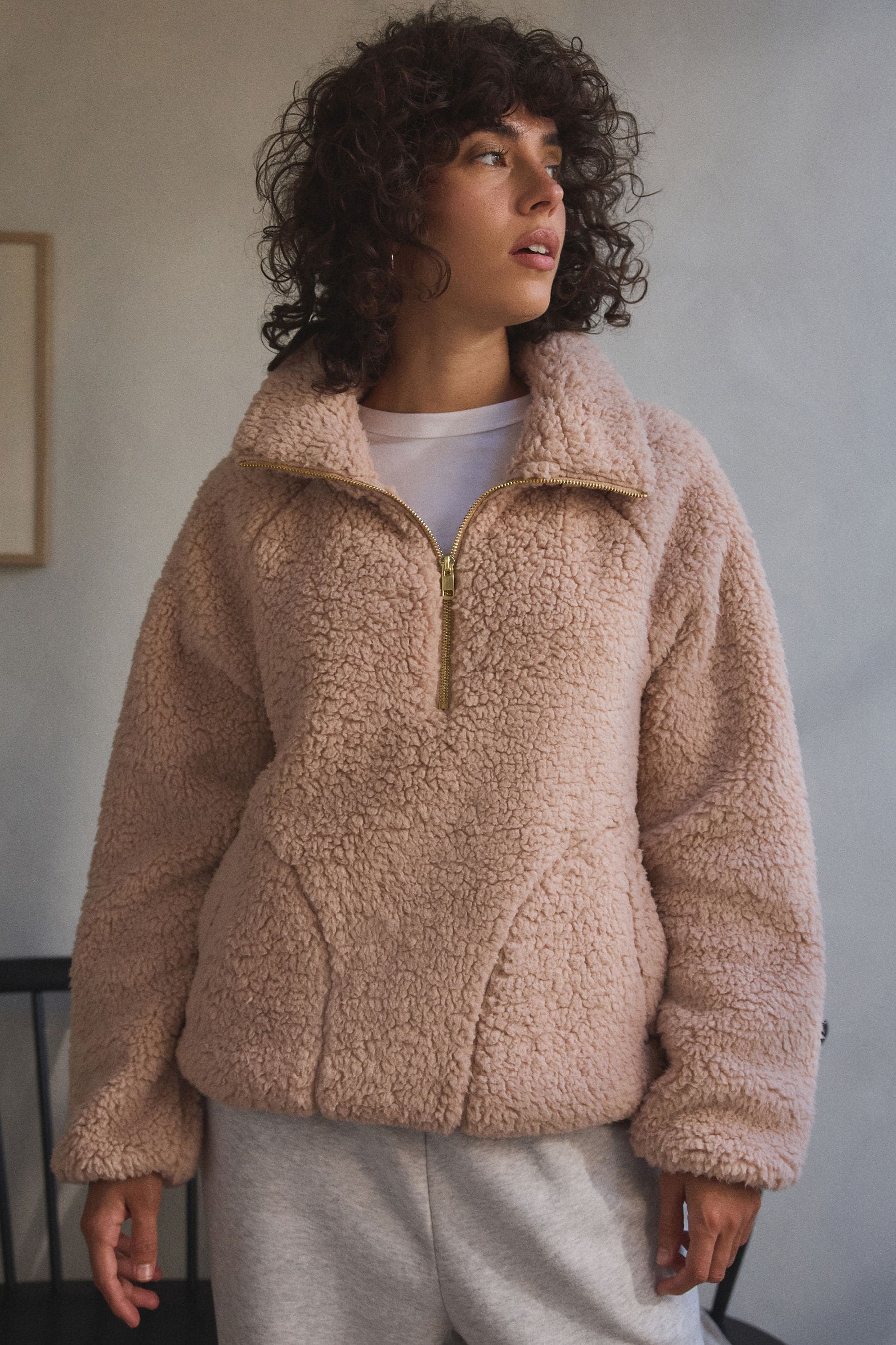 Half zipper jacket online