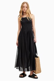 AllSaints Black Iris Dress - Image 1 of 6