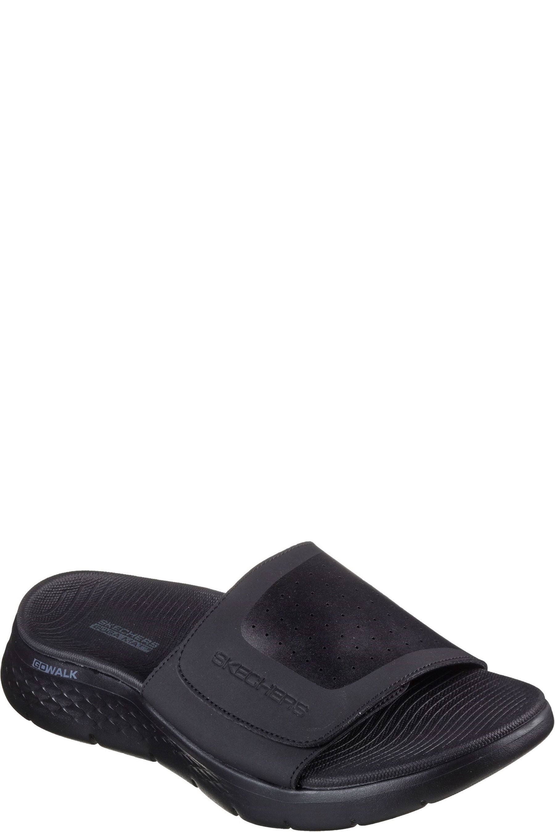 Buy Skechers Black Go Walk Flex Sandals Sandbar Mules from the Next UK online shop