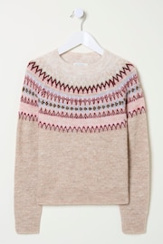 FatFace Wild Natural Fairisle Jumper - Image 1 of 1