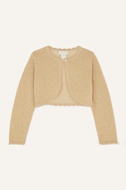 Monsoon Gold Baby Niamh Cardigan - Image 1 of 3