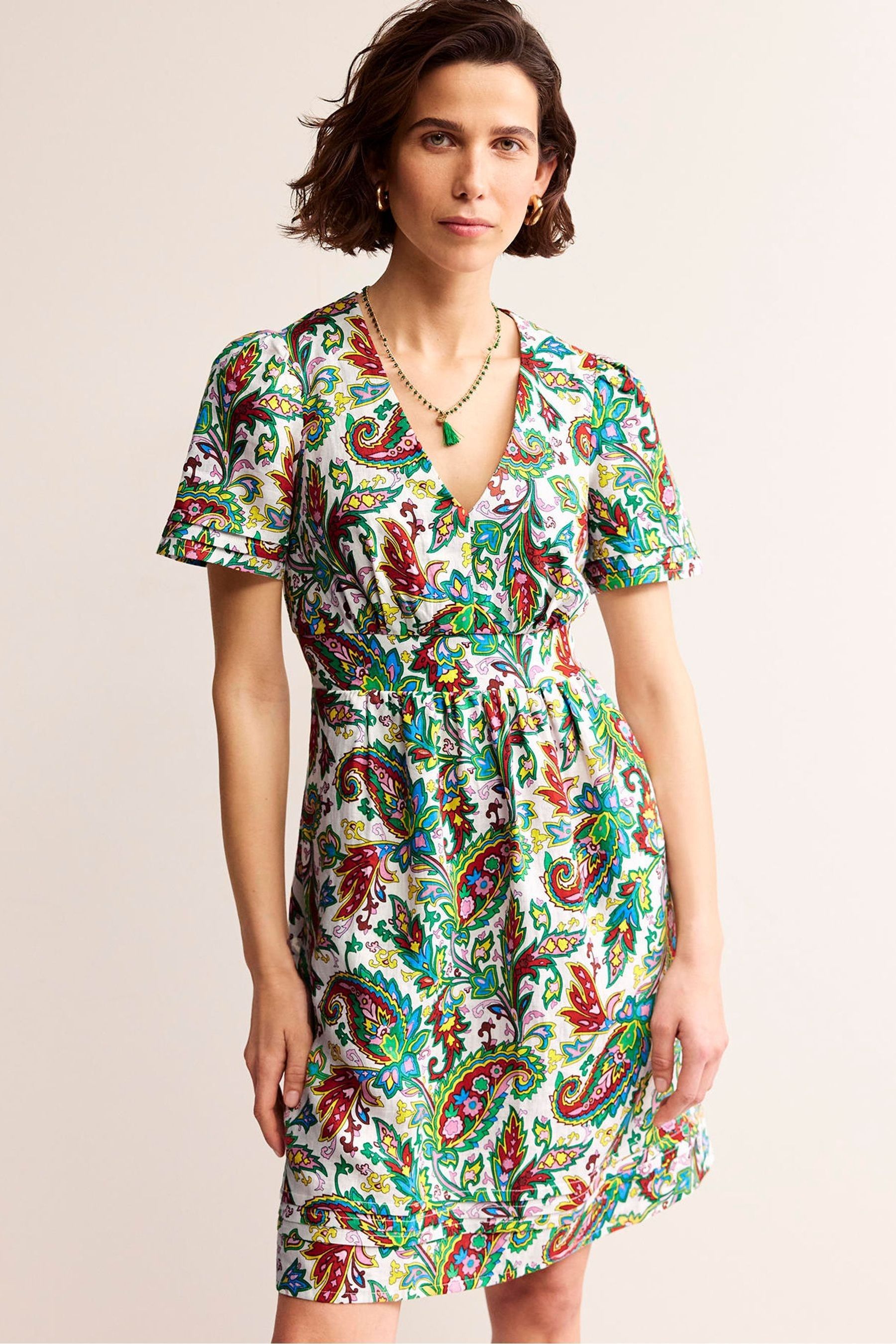 Next petite linen dress discount