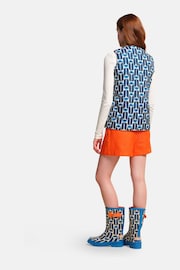 Regatta Blue Orla Kiely Printed Quilted Gilet - Image 3 of 6