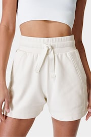 Sweaty Betty Lily White Revive High Waist Shorts - Image 4 of 7