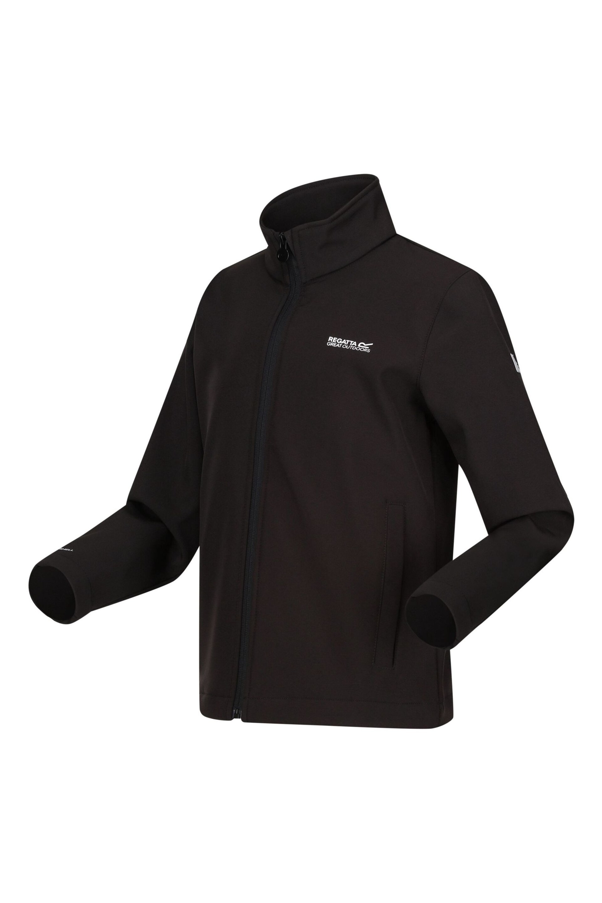 Regatta Black Junior Cera Softshell Jacket - Image 7 of 7