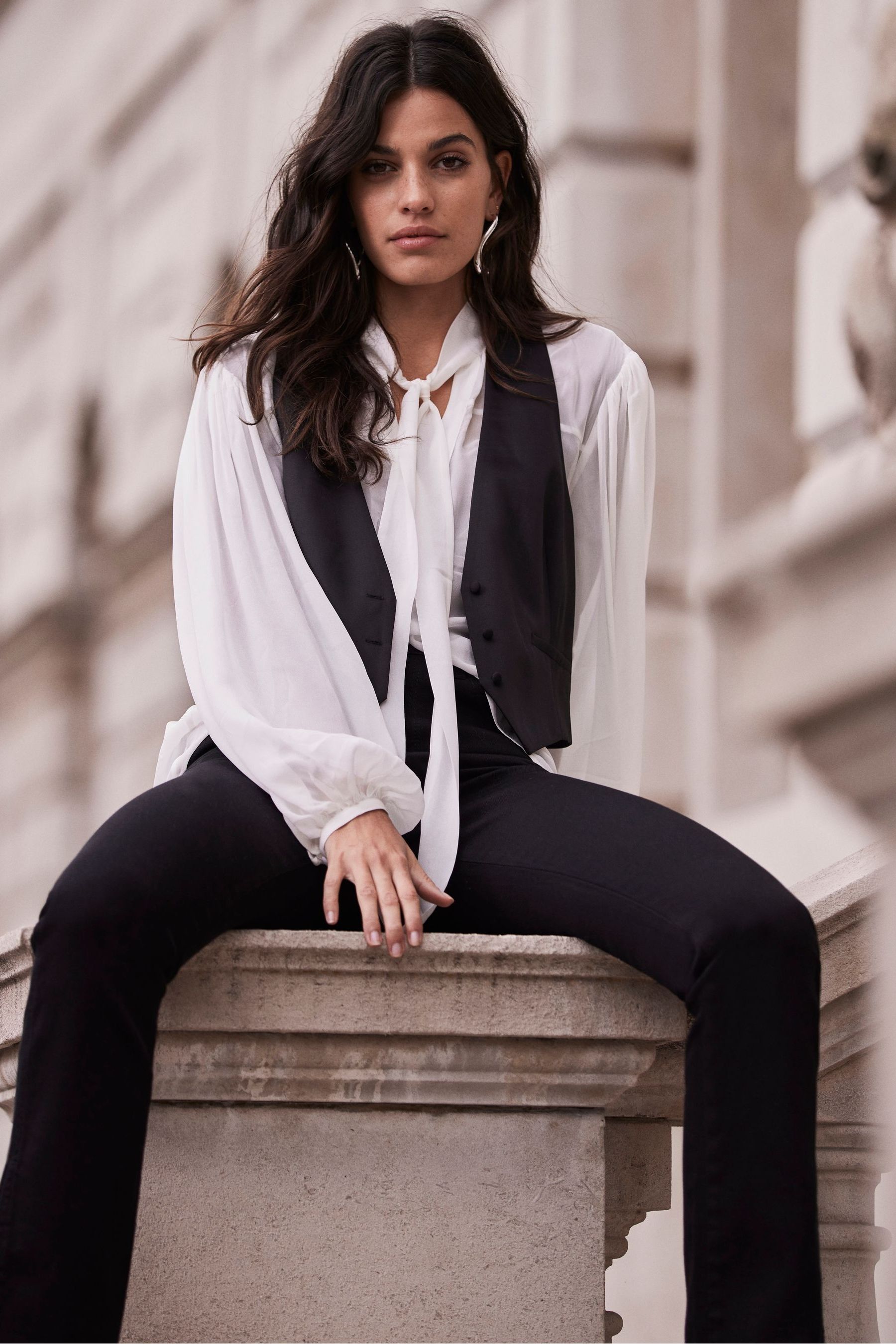 Layered waistcoat on sale