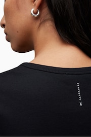 AllSaints Black Evie T-Shirt - Image 5 of 7