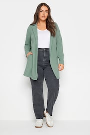 Yours Curve Green Pocket Blazer - Image 2 of 4