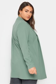 Yours Curve Green Pocket Blazer - Image 3 of 4