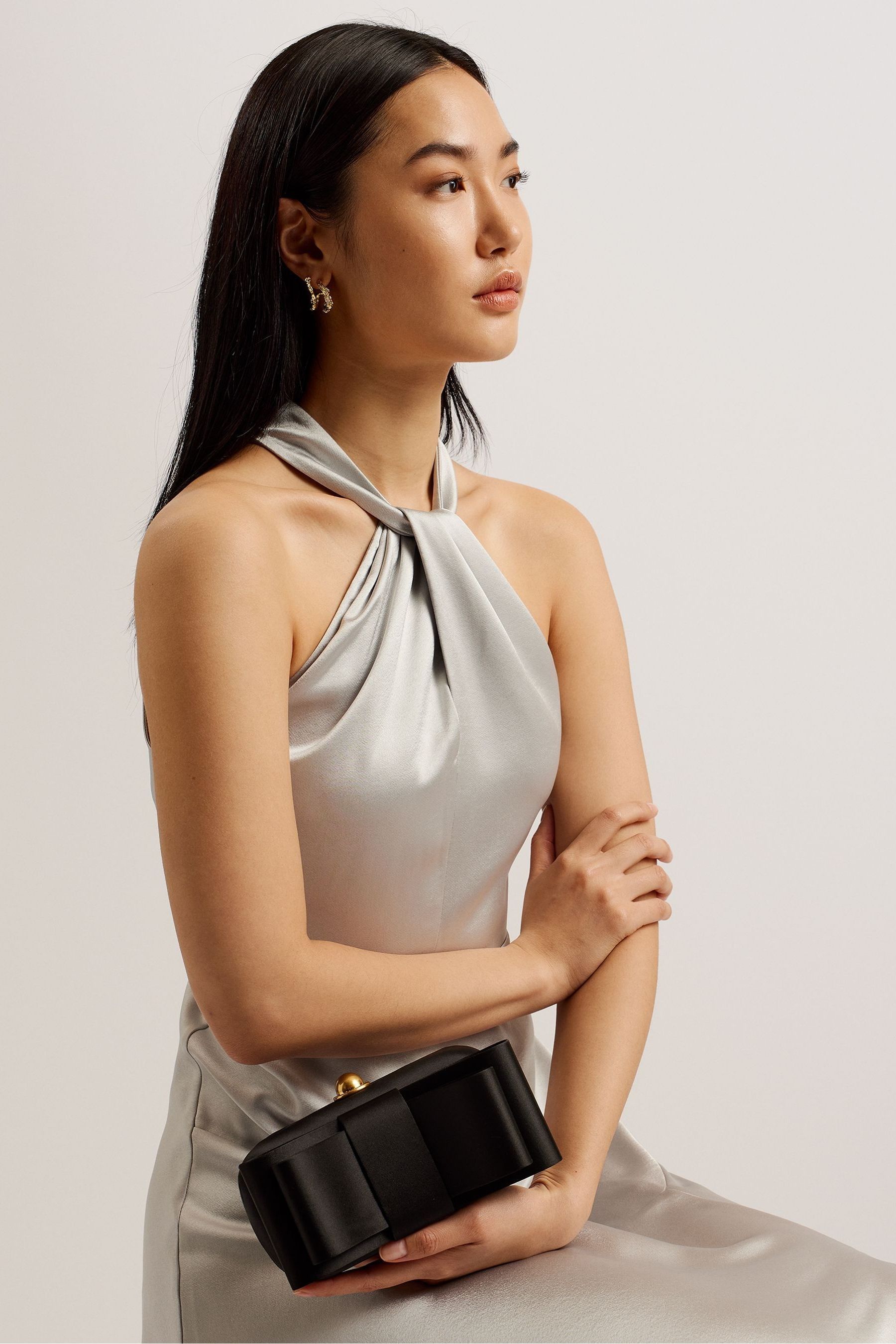 Ted baker bow clutch bag deals