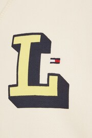 Tommy Hilfiger Cream Monotype All Over Sweatshorts Set - Image 6 of 6