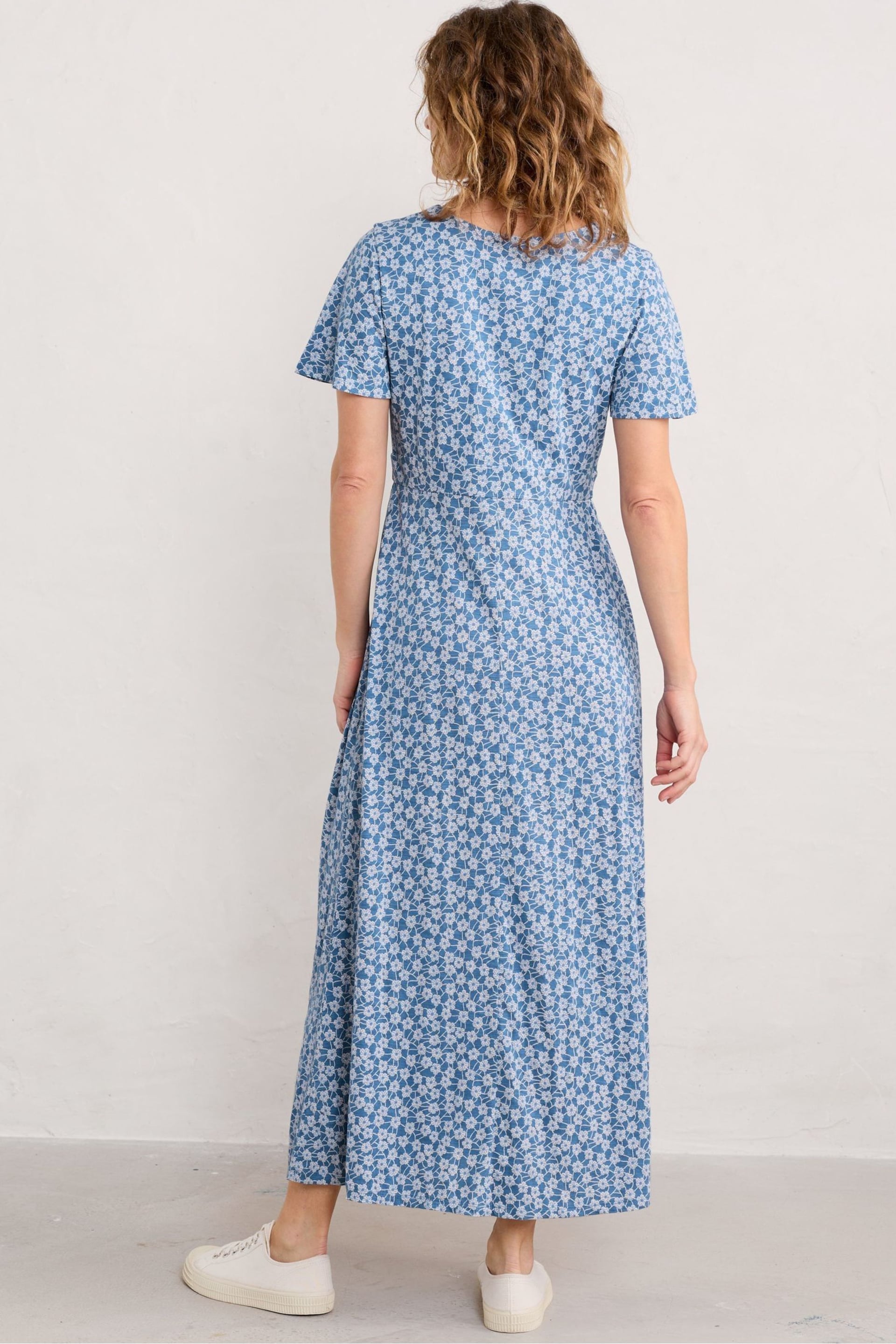 Seasalt Cornwall Blue Chateaux Dress - Image 2 of 5