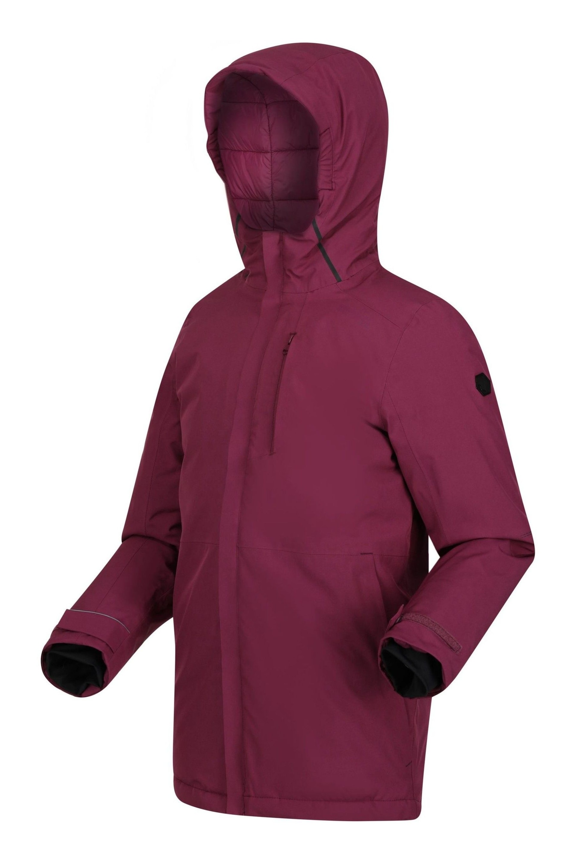 Regatta Purple Junior Yewbank Waterproof Jacket - Image 6 of 7