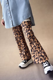 Animal Flare Leggings And Denim Shirt Set (3-16yrs) - Image 4 of 10