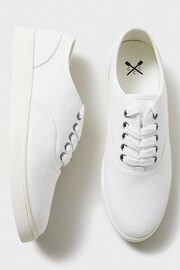 Crew Clothing Lace Up Canvas Trainer - Image 5 of 5