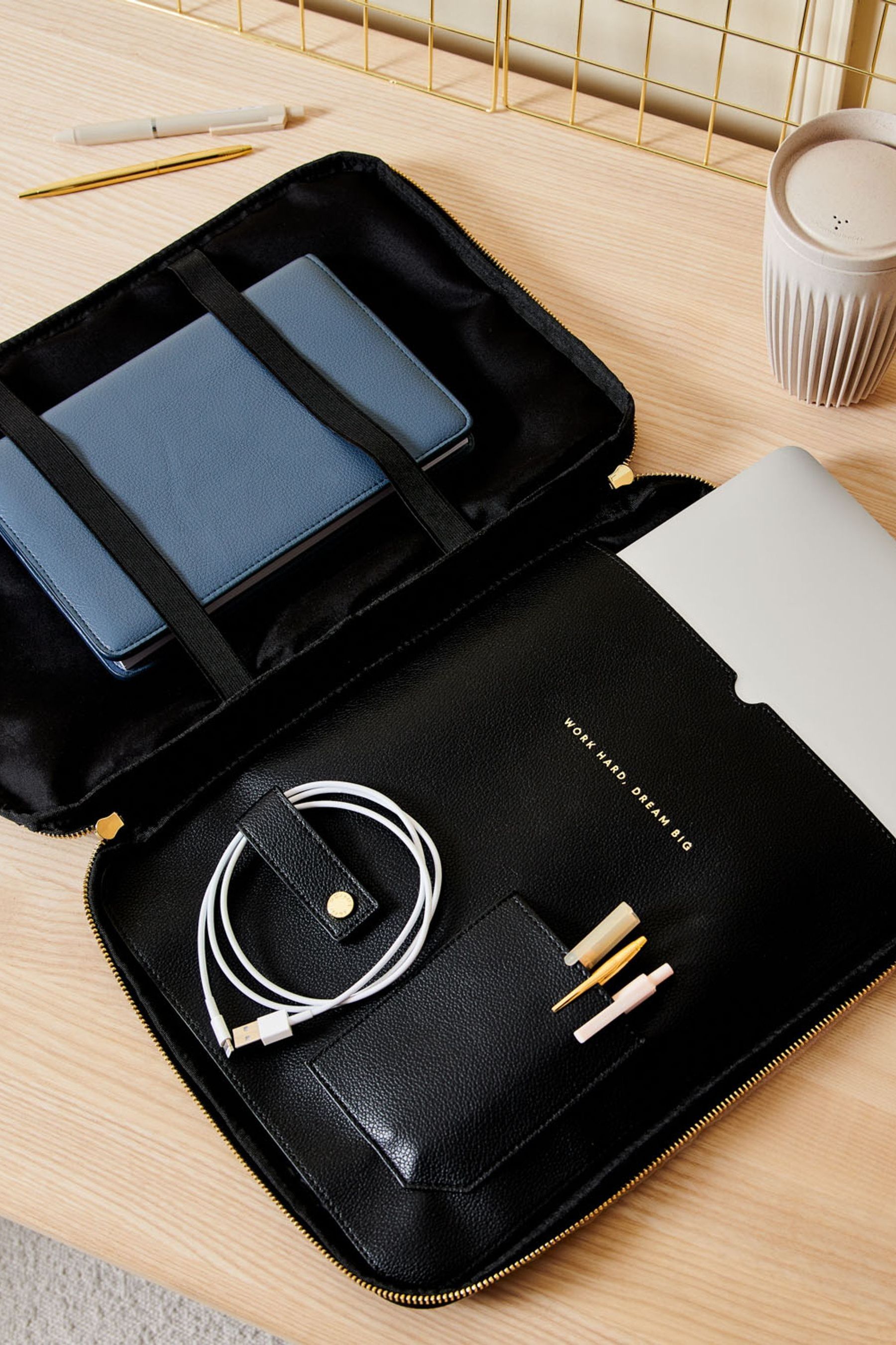 Buy Katie Loxton Black Folio Laptop Case from Next Saudi Arabia