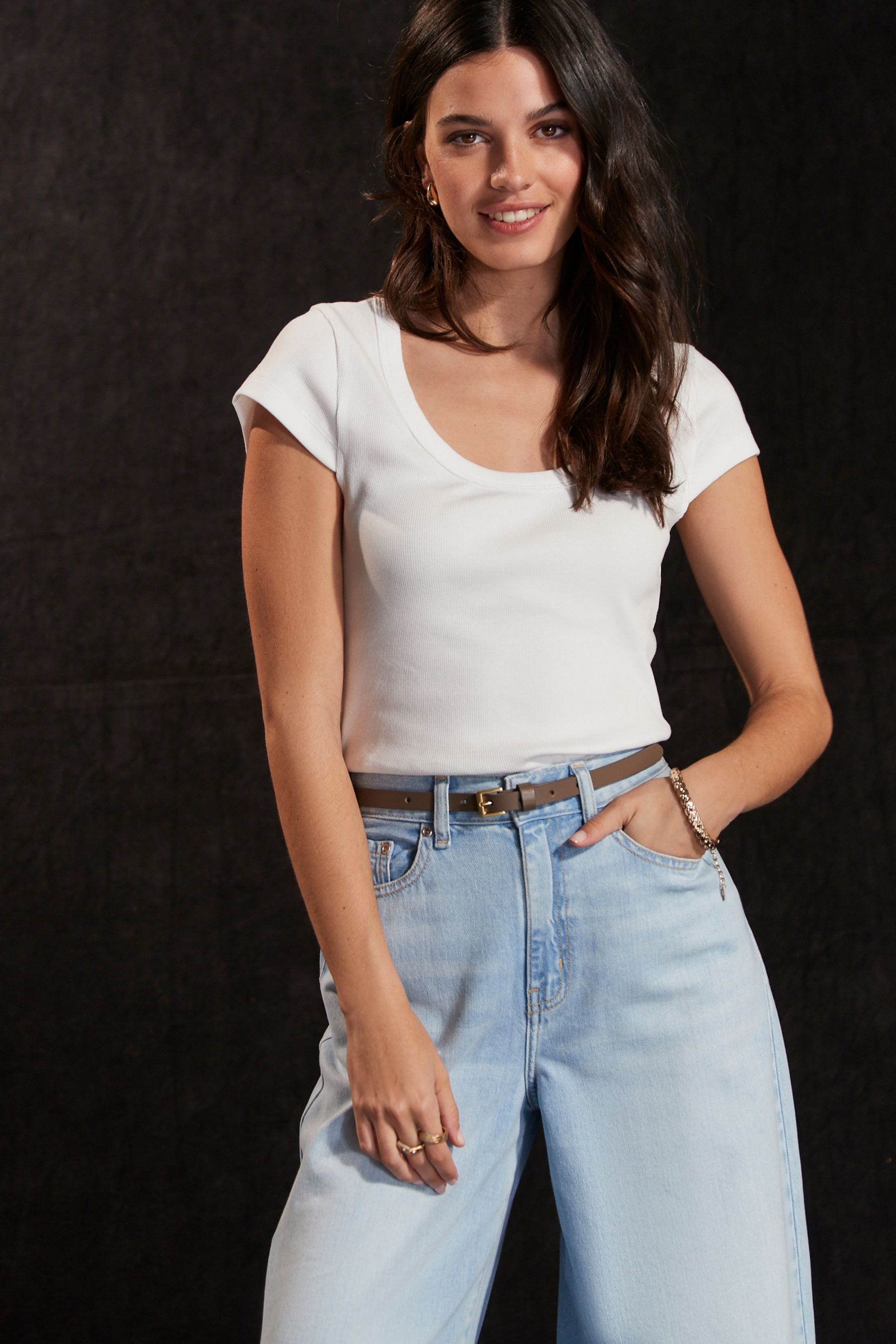 Women's fitted short sleeve t shirts outlet
