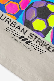 Stone Neon Football Short Sleeve Graphic 100% Cotton T-Shirt (3-16yrs) - Image 5 of 5