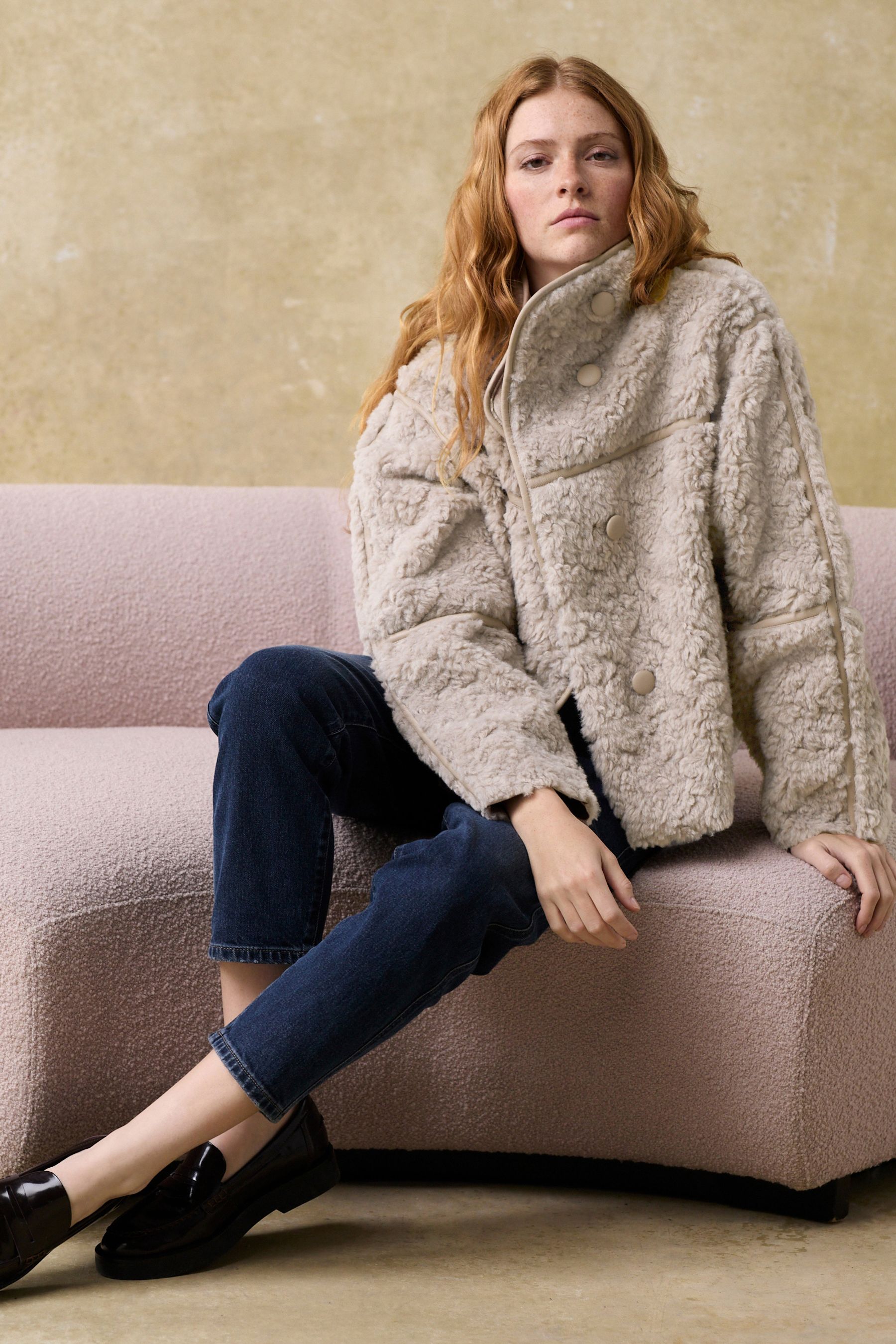 Next teddy bear jacket sales
