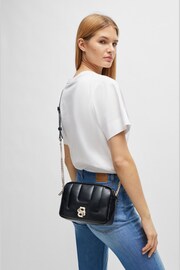 BOSS Black Double Monogram Logo Crossbody Bag - Image 1 of 4