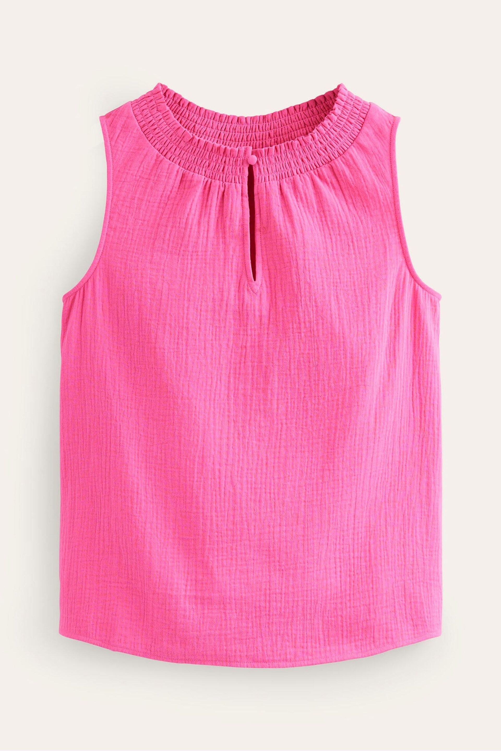 Boden Pink Georgia Double Cloth Top - Image 5 of 5