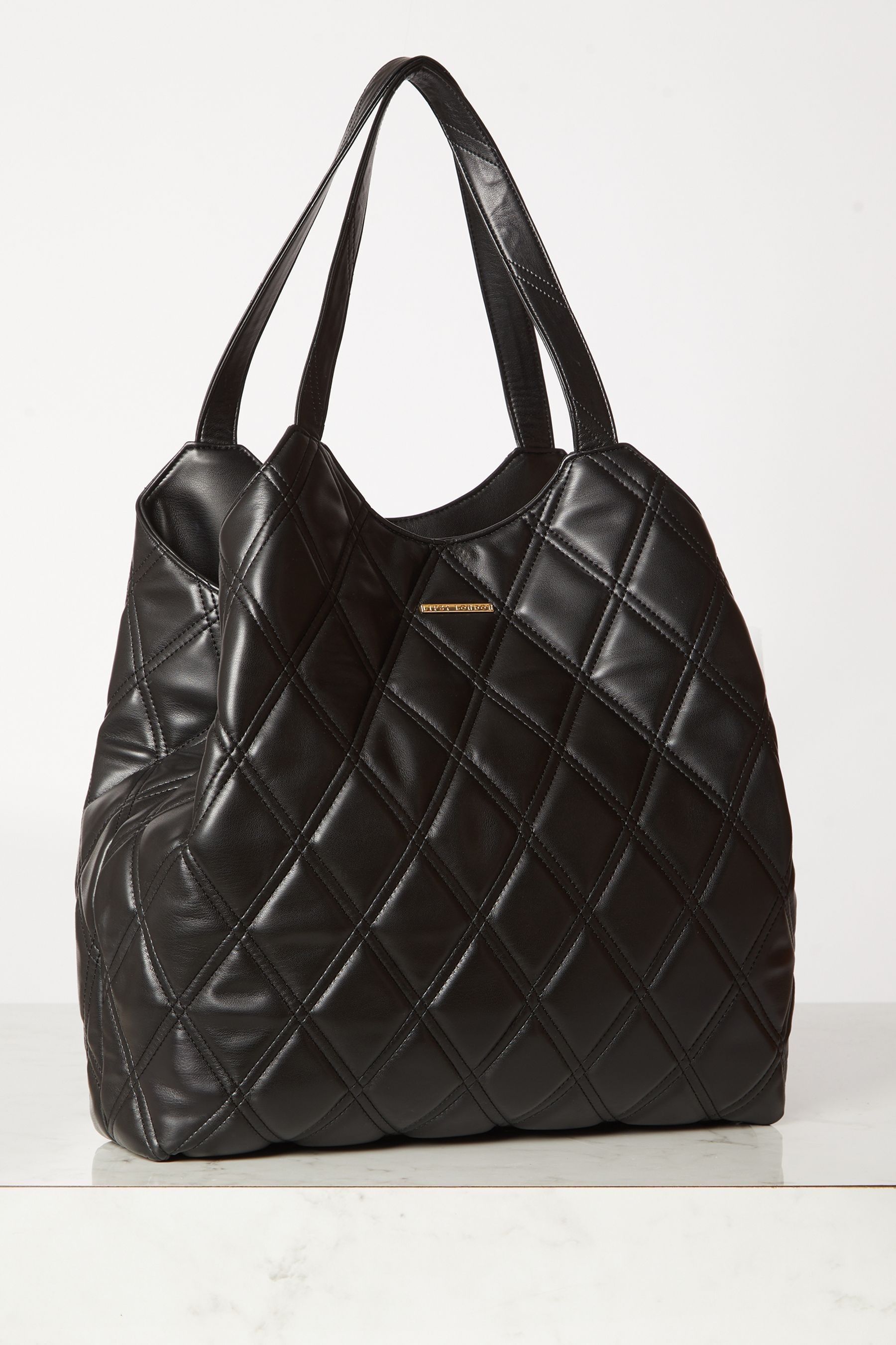 Black slouch tote bag outlet