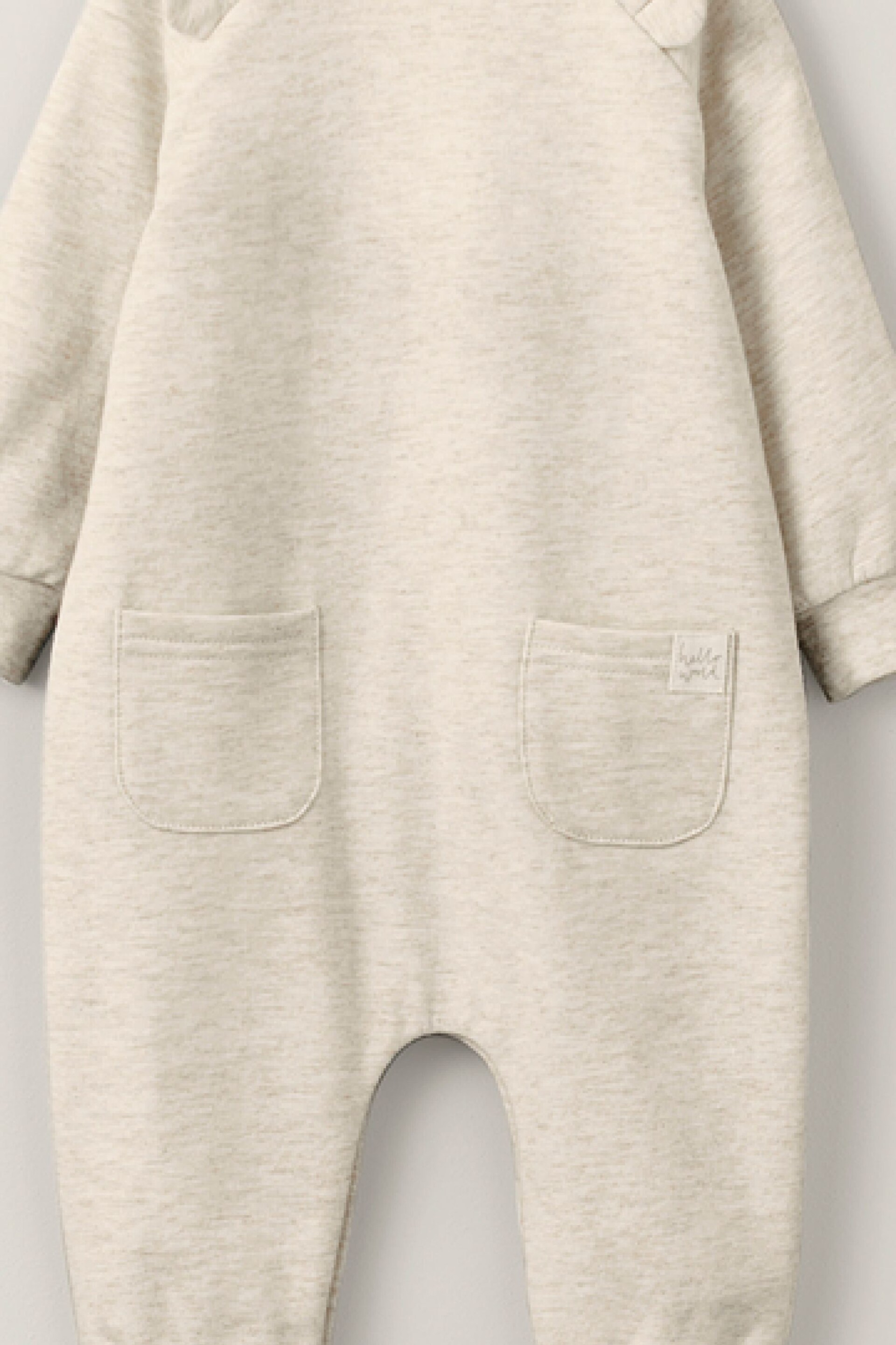 Mamas & Papas Slouchy Bear Ear Romper - Image 3 of 3