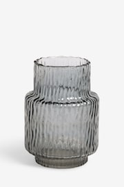 Grey Textured Glass Vase - Image 3 of 4