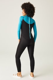 Regatta Blue Womens Full Wetsuit - Image 4 of 9