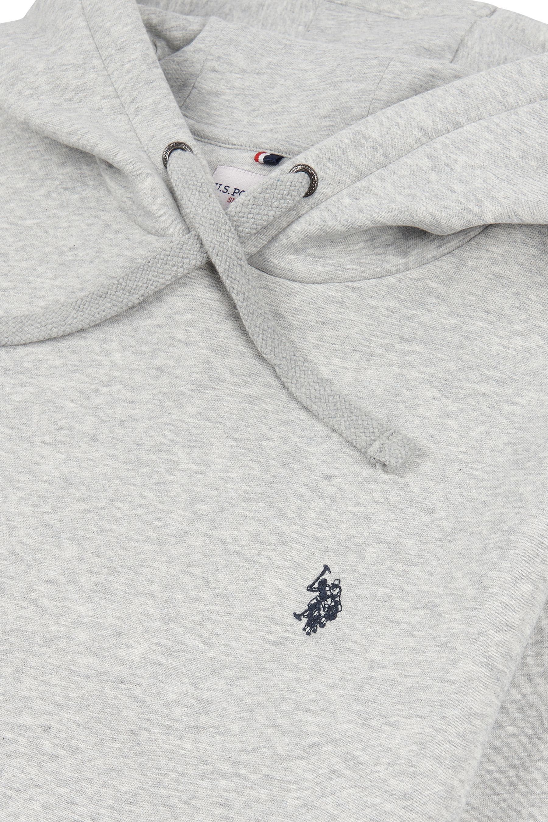 Buy U.S. Polo Assn. Grey Mens Classic Fit Double Horsemen Hoodie from Next Oman