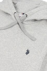 U.S. Polo Assn. Mens Classic Fit Double Horsemen Hoodie - Image 6 of 6