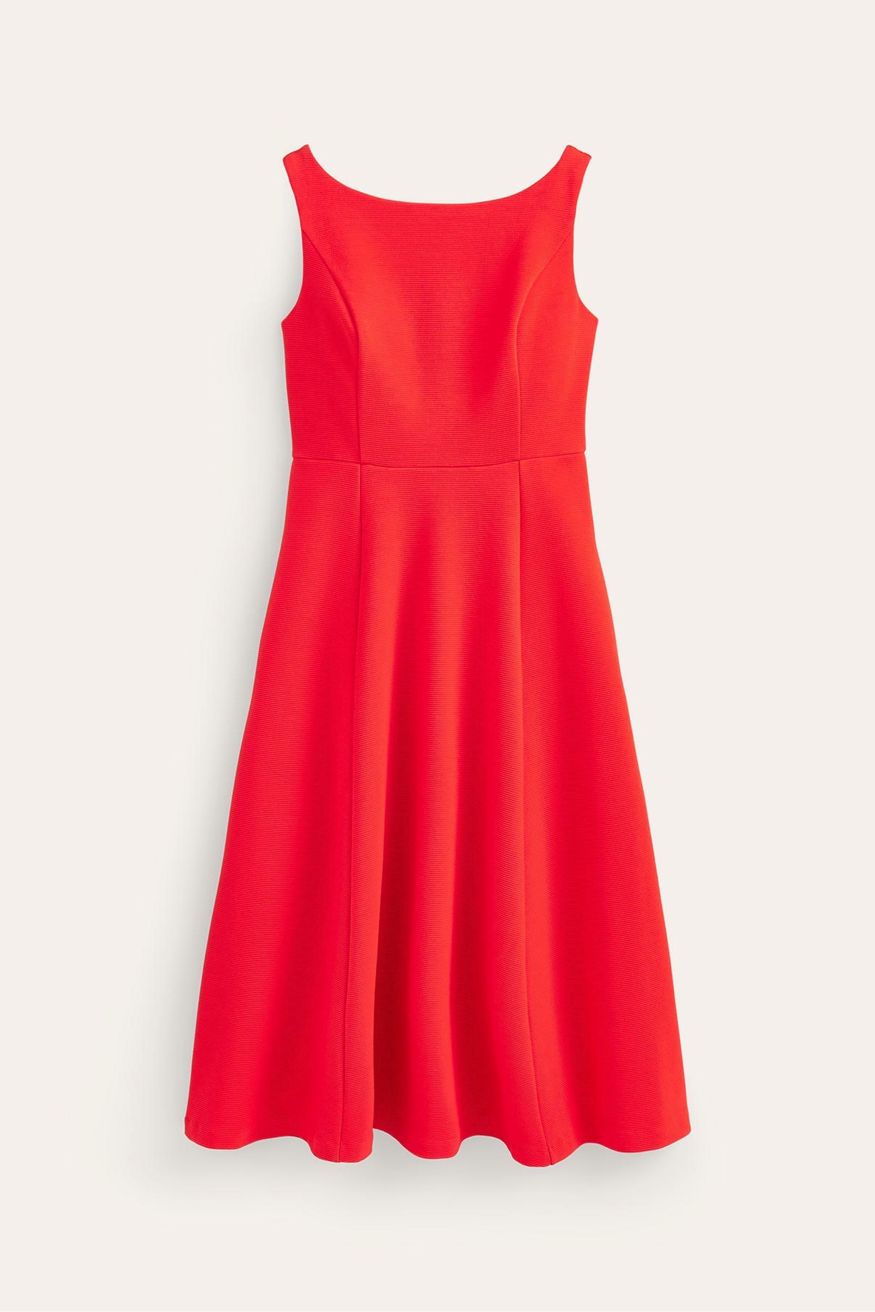 Buy Boden Red Petite Scarlet Ottoman Ponte Dress from Next Luxembourg